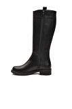Siyah Cilt İçi Polarlı Fermuarlı Kadın Çizme 224578 Z