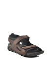 Kahve Cırtlı Erkek Spor Sandalet PC-7242 M