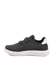 Siyah Beyaz Cırtlı Unisex Spor Ayakkabı DRK158 G