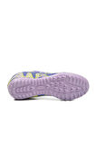 Lila Mor Çoraplı Çocuk Halı Saha Ayakkabısı Air 600 F