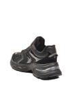 Siyah Bağcıklı Kalın Taban Hafif Kadın Sneaker 2318 G