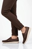 Premium Kahve Nubuk Hakiki Deri Anatomik Erkek Casual Ayakkabı 2406 M