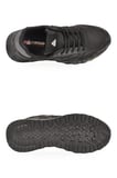 Siyah Bağcıklı Rahat Memory Foam Taban Erkek Yürüyüş ve Spor Ayakkabı Sneaker 2444 Cilt
