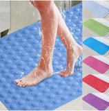 Silikon Vantuzlu Masajlı Banyo Duş Kaydırmaz Paspas Duşakabin Paspası. Ayak Kaydırmaz 40 * 80cm Kare Vantuzlu Pas Pas