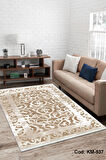 Pamuk Dokuma Taban Kaymaz Yıkanabilir Klasik Desenli  Salon Halısı Mutfak Halısı Koridor Halısı