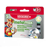 Fibracolor Metal Max Metalik Keçeli Kalem 5 Renk 10580