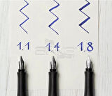 Faber-Castell Grip 2011 Dolma Kalem Kaligrafi Set Gümüş