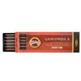 Koh-i-Noor Gioconda Grafit Uç 5.6 x 120mm 6lı 4377 Light Brown Sepia