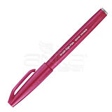Pentel Brush Sign Pen Fırça Uçlu Kalem Burgundy