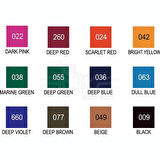 Zig Art & Graphic Twin RB+F Çift Uçlu Çizim Kalemi 12li Set TUT-95/12VDE