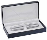 Steelpen Dolmakalem + Tükenmez Truva Desenli Krom 0165