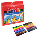 FABER-CASTELL UNİCOLOR KEÇELİ KALEM 36 RENK (554236)