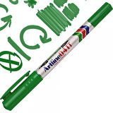 ARTLİNE EK-041T İKİ UÇLU PERMANENT MARKÖR YEŞİL
