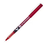 Pilot V5 Hi-Tecpoint Kırmızı İğne Uçlu Roller Kalem
