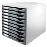 Leitz 5281 Gri 10 Çekmeceli Evrak Rafı