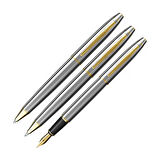 SCRİKSS 35 DOLAM KALEM+TÜKENMEZ KALEM+VERSATİL KALEM SETİ GOLD-KROM