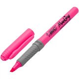 Bic Brite Liner Grip Kalem Tipi Pembe Fosforlu Kalem (5 li Paket)