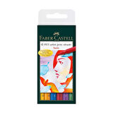 FABER-CASTELL PİTT ÇİZİM KALEMİ ANA RENKLER 6LI (167103)