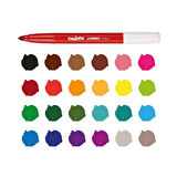 CARİOCA 40570 JUMBO SÜPER YIKANABİLİR KEÇELİ KALEM 24 RENK