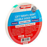 Bigpoint Çift Taraflı Bant 12 mm x 25 m