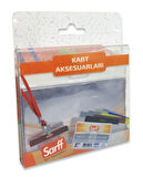 SARFF 7.5x9.5cm BEYAZ KART POŞETLERİ BLİSTER - 10ADET