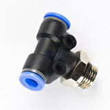 Kingstar 6 mm Kalın Diş Vidalı T Bağlantı