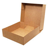 40x40x12cm E-Ticaret Kargo Kutusu - 4 Nokta - Kraft