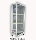İSTANBUL KAFES MODEL 03 PVC KUŞ DOLABI (KURULU GÖNDERİM)