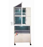  İSTANBUL KAFES MODEL 03DY PVC KUŞ DOLABI (KURULU GÖNDERİM)