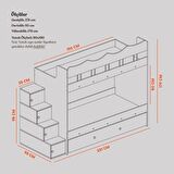 Bulut Yavrulu Ranza Vizon & Ahşap Çelik Destekli %100 MDF