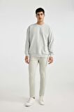 DeFacto Yazlık Gabardin Chino Kanvas Pantolon Slim Fit Dar Kesim Dar Paça Cepli B2089AX24SPGR368