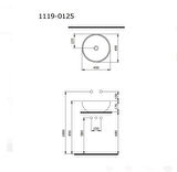Bocchi Venezia Çanak Lavabo 45 cm Mat Beton 1119-069-0125