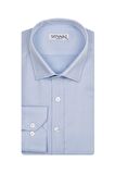 Süvari Classics Slim Fit Dar Kalip Özel Armürlü Cepsiz Gömlek 