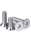 İnbus Civata Havşa Başlı M6x25 mm 20 Adet 10.9 DIN 7991 Galvaniz Kaplama