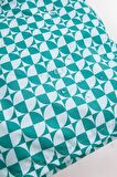Geometrik Şekil Baskılı Kordonlu Astarlı Erkek Çocuk Deniz Şortu
