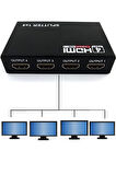 Anunnaki 4 Port HDMI Splitter | 4K UHD Full HD 1080p Monitör Çoklayıcı Adaptör