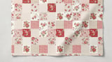 Maki Home Battal Boy 240x220 Pamuklu Patchwork Gül Desenli Nevresim Seti - Country Tarz Kırkyama Model