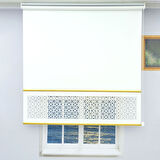 Lazer Stor Perde - Renkli Çıta Detaylı