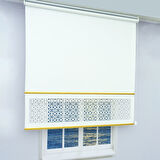 Lazer Stor Perde - Renkli Çıta Detaylı