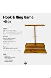 Hook and Ring Game - Halka Kanca Geçirme Oyunu Ahşap Kutulu