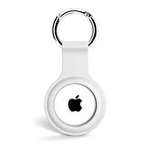 Apple Airtag Uyumlu Kılıf Anahtarlık Klasik Yumuşak Silikon Koruma