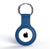 Apple Airtag Uyumlu Kılıf Anahtarlık Klasik Yumuşak Silikon Koruma