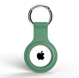 Apple Airtag Uyumlu Kılıf Anahtarlık Klasik Yumuşak Silikon Koruma