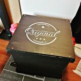 Original Vintage Star Detaylı Ağaç Kasa