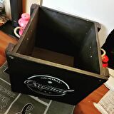 Original Vintage Star Detaylı Ağaç Kasa