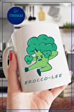 Baskılı Kupa Bardak Seramik Mug - Brocco- Lee