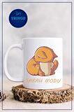Baskılı Kupa Bardak Seramik Mug - Sabah Modu