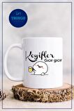 Baskılı Kupa Bardak Seramik Mug - Keyifler Gıcır Gıcır