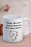 Baskılı Kupa Bardak Seramik Mug - Ben Adam Olmam