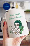 Baskılı Kupa Bardak Seramik Mug - Para Bende.. Şöhret Bende..